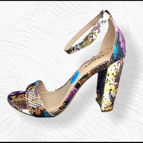 Report Shoes - Report colorful snake print 6.5 heels
